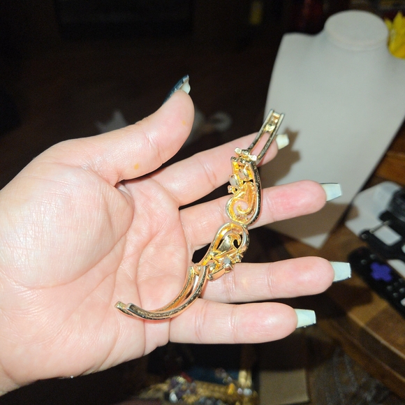 Superb Trifari Vintage 1960s Designer Diamante Bracelet (Book Piece) - Picture 7 of 10